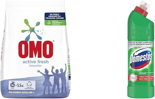 Fresh 5,5 Kg(1) Yoğun Kıvamlı Çamaşır Suyu Maksimum Hijyen Dağ Esintisi, 750 Ml(2) ürün görseli 1