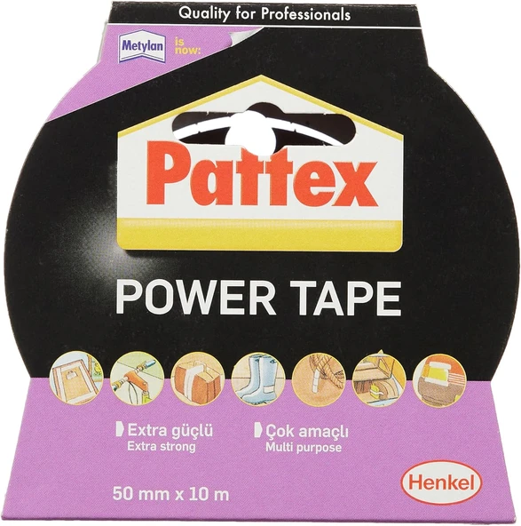 Pattex Power Tape Gri Renkli 50Mm X 10M ürün görseli 1