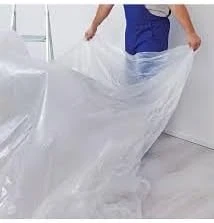 Poli̇san Eşya Koruma Örtüsü Hışır Örtü Boya Badana Örtüsü (32 M2) ürün görseli 1