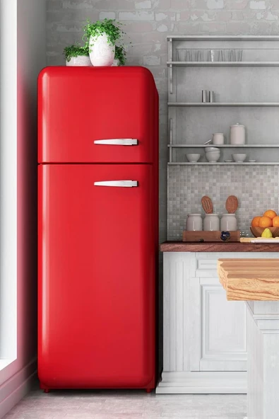 Parlak Kırmızı Kendinden Yapışkanlı Kaplama Folyosu 61 Cm X 2 Mt ürün görseli 1