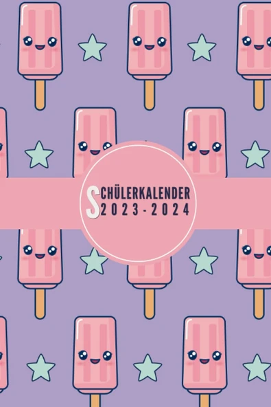 Schülerkalender 2023 2024: Kawaii - Schulplaner Für Grundschule, Mädchen, Teenager | Raum Für Fach, Aufgaben, Notizen | August 2023 Bis Juli 2024 (German Edition) ürün görseli 1