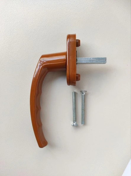 Pvc Pimapen Pencere Kolu Balkon Sürme Kapı Kolu (2, Kahverengi) ürün görseli 1
