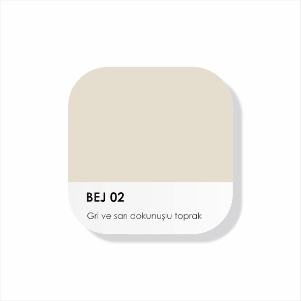 Akrilik Su Bazlı Silinebilir İç Cephe Duvar Boyası, 200Ml, Özel Mat, Silikon Katkılı - 2023 Summer Palette - (Bej 02) ürün görseli 1
