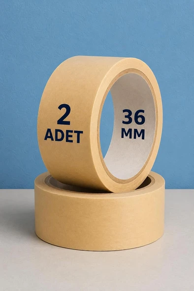 2 Adet Kağıt Bant 36 Mm Maskeleme Bandı Boya Bandı, Nistabolje ürün görseli 1