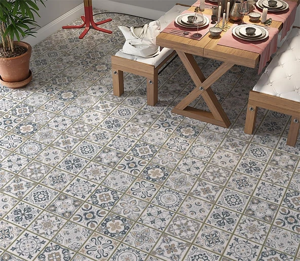 Stickerart Yer Kaplama Zemin Kaplama Folyosu 65X130 Cm Turkish Tile ürün görseli 1