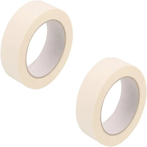 Tify 2 Adet Maskeleme Bandı Boya Bandı 24Mm X 25M Kağıt Bant ürün görseli 1