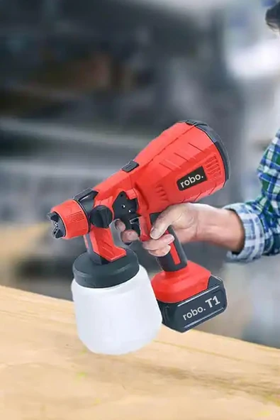 Robo Şarjlı Boya Makinesi ürün görseli 1