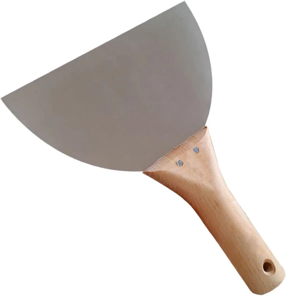 Ahşap Saplı Metal Macun Spatula Temizlik Boya Sıva Kazıma Harç Karıştırma Ispatulası Cm ürün görseli 1