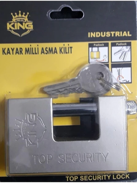 King Asma Kilit Kayar Milli 80Mm ürün görseli 1