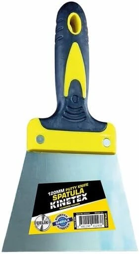 Kinetex Ktx-2200 Kauçuk Saplı Çelik Boyacı Spatulası, 120Mm ürün görseli 1