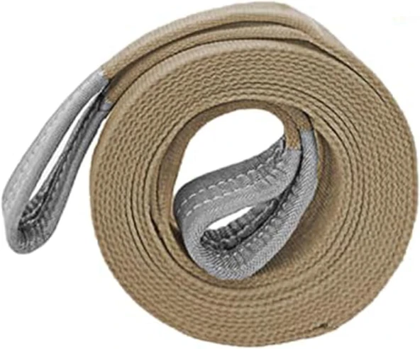 Sapan Polyester Spanzet 6 Ton 5 Metre Bronz Kahve Sağlam Yük Kaldırma Taşıma İndirme Halat ürün görseli 1