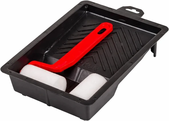 Hobi Seti Mini Rulo Boyama Kabı 14X21,5 Cm Pratik Kullanım Dayanıklı Boya Tepsisi Seti ürün görseli 1