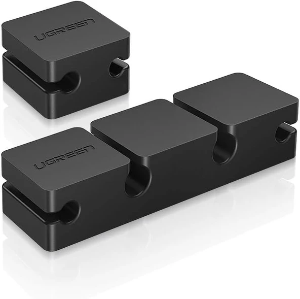 Ugreen 3 +1 Kanallı Silikon Kablo Düzenleyici Organizer ürün görseli 1