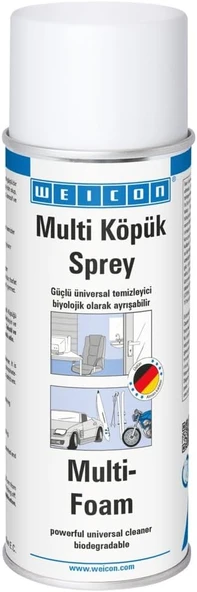 Weicon Multi-Köpük 400 Ml | Döşeme Pencere Plastik Metal İçin Evrensel Köpük Temizleyici | Biyolojik Olarak Yok Edilebilir ürün görseli 1