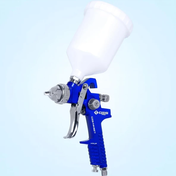 600 Ml 1.4 Mm Nozul Üstten Depolu Havalı Püskürtme Boya Tabancası Basınçlı Sprey Boya Boyama Aleti ürün görseli 1