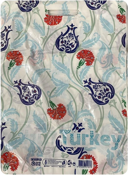 Arma Naksan Renkli Takviyeli Poşet No:3 33X45 Cm (50 Adet) ürün görseli 1