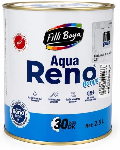 Filli Boya Aqua Reno Banyo 2.5 Lt Rg1 ürün görseli 1