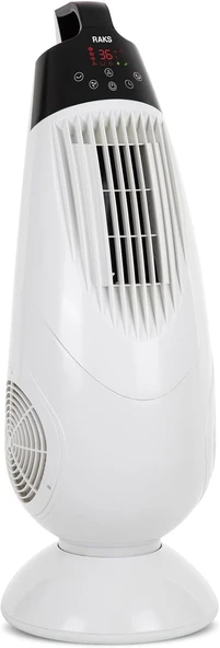 Raks Tower Kule Tipi Vantilatör - Uzaktan Kumanda, Aroma Difüzyonu, 90 W, Sessiz, 13.5 M3/S, Oda Sıcaklığı Bilgisi ürün görseli 1