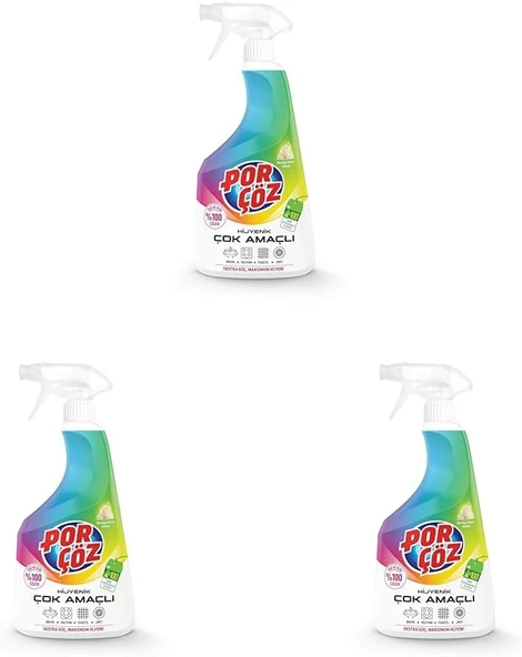 Porçöz Çok Amaçlı Sprey 750 Ml (3 Paketi) ürün görseli 1