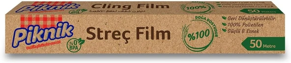 Piknik Polietilen Streç Film 50 Metre ürün görseli 1