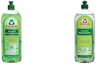 Frosch Yeşil Limonlu Bulaşık Deterjanı (1 X 750 Ml) + Frosch Bulaşık Losyonu Aloeveralı 750 Ml ürün görseli 1
