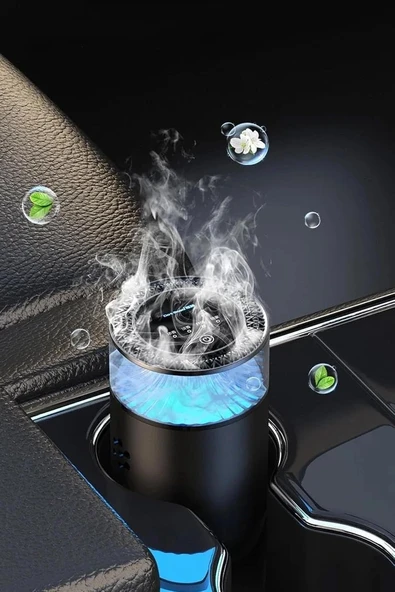 Araç Ev Ofis Otomatik Aroma Koku Difüzörü Nemlendirici Buhar Makinesi Şarjlı 800Mah ürün görseli 1
