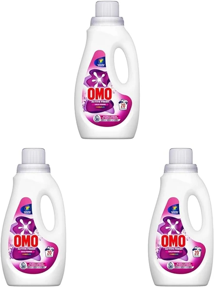 Fresh Cold Power Renkliler Sıvı Deterjan 1000 Ml (3 Paketi) ürün görseli 1