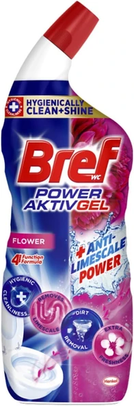 Bref Wc Power Aktiv Jel Çiçek Kokulu Tuvalet Temizleyici 1 X 700 Ml, Jel Çiçek 700 Ml ürün görseli 1