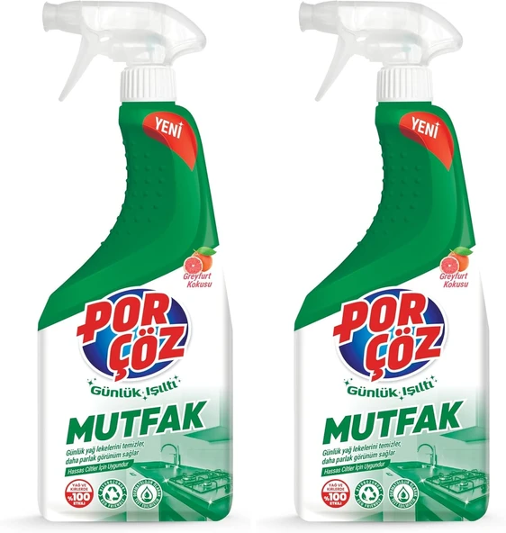 Porçöz Mutfak Sprey 750 Ml 2Li Paket ürün görseli 1