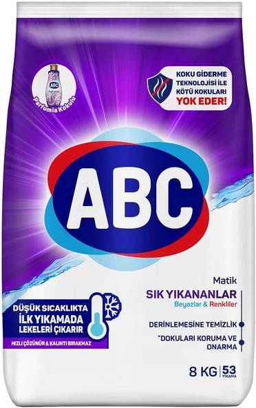 Abc Deterjan Matik Sık Yıkayanlar 8 Kg ürün görseli 1