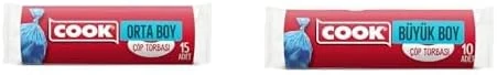 Cook Seti | Torbası Orta Boy 55 X 60 Cm X2 + Torbası Büyük Boy 130 X 80 Cm X2 ürün görseli 1