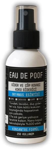 Vavana Eau De Poof Konsantre Gider Kovası Kötü Koku - 150 Ml (Okyanus Esintisi) ürün görseli 1