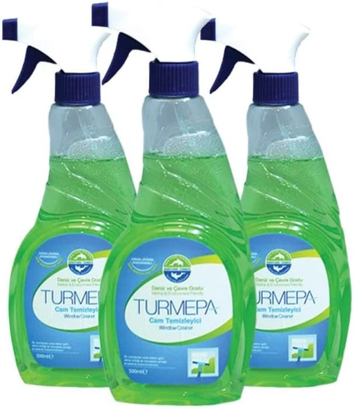 Turmepa Cam Temizleyici 500 Ml X 3 ürün görseli 1
