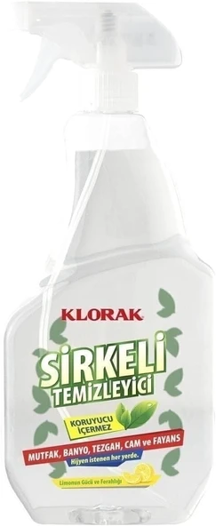 Klorak Sirkeli Heryer Temizleyici Sprey 750 Ml ürün görseli 1