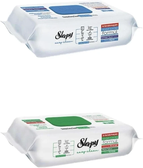 Sleepy Easy Clean Beyaz Sabun Katkılı+Çamaşır Suyu Katkılı 2X100 (200 Yaprak) ürün görseli 1