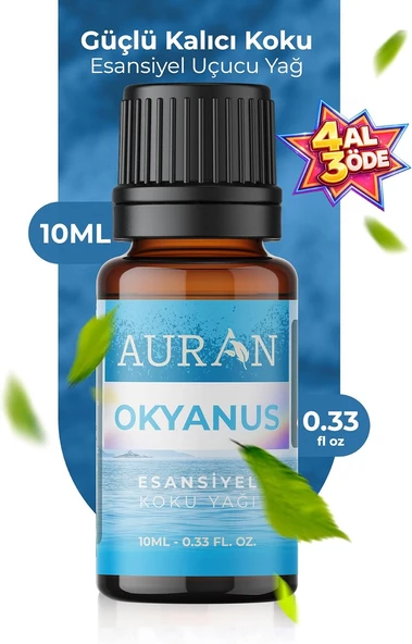 Auran Okyanus Esansiyel Uçucu Koku Yağı Buhurdanlık Yağı Difüzör Esansı Hobi Esansı 10Ml ürün görseli 1