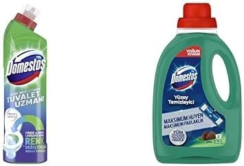 Tuvalet Temizleyici Renk Değiştiren Tuvalet Uzmanı Kireç Çözücü 750 Ml 1 Adet Yüzey Temizleyici Yoğun Kıvam Çam 1500 Ml ürün görseli 1