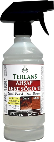 Terlans Ahşap Sökücü 500 Ml Oksitlenme Kararma Pas Lekesi İçin ürün görseli 1
