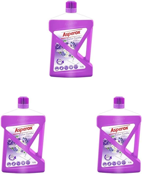 Asperox Bahar Esintisi Yüzey Temizleyici Menekşe & Yasemin 2500 Ml (3 Paketi) ürün görseli 1