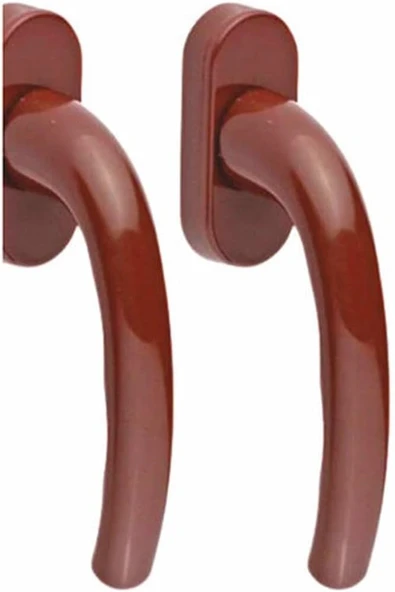 Pvc 2 Parca Kahverengi̇ Pencere Kolu ürün görseli 1
