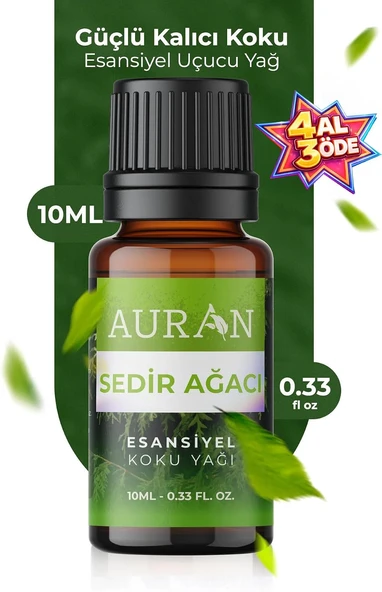 Auran Sedir Ağacı Esansiyel Uçucu Koku Yağı Ortam Kokusu Doğal Sihirli Küre Hobi Esansı 10Ml ürün görseli 1