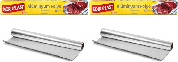 Alüminyum Folyo 8 Mt, Bpa İçermez, Dayanıklı Yapışmaz Folyo 30 Cm X 8 Metre, Tavuk, Izgara, Et, Yemek, Gıda Artıklarını Saklamak Için İdeal, Mutfakta Çok Yönlü Kullanım, Yüzey Korumaya Uygun ürün görseli 1