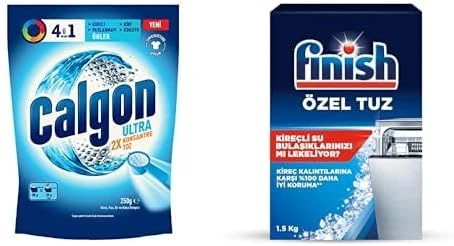 Calgon Power Kir, Pas, Kireç Koku Önleyici 4'Ü 1 Arada Konsantre Toz 250 G Bulaşık Makinesi Tuzu (1 X 1500 G) ürün görseli 1