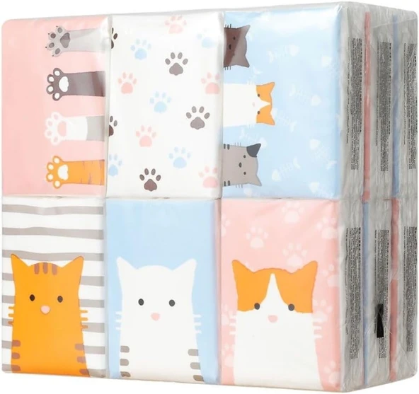 Miniso Kedili Kağıt Mendil (18 Adet) ürün görseli 1