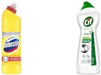 Yoğun Kıvamlı Çamaşır Suyu Limon Ferahlığı 750 Ml Yüzey Temizleyici Amonyaklı Kireç Sökücü Çıkarıcı 750 Ml, Çamaşır Suyu + Çıkarıcı ürün görseli 1
