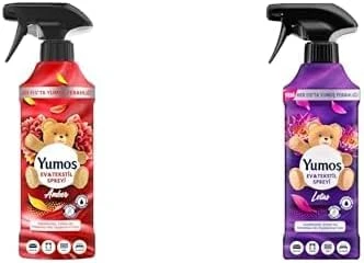 Yumoş Seti | Sprey Yıkanması Zor Eşyalar İçin Giysi Spreyi Amber 450 Ml X1 + Ev Vetekstil Spreyi Lotus Yıkanması Zor Eşyalar İçin 450 Ml X1 ürün görseli 1
