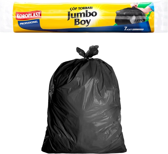 Profesyonel Boy Poşeti 7'Li 12 Adet 80X110 Cm, Sızdırmaz Yırtılmaz Boy Torbası, Geri Dönüştürülebilir Atık Torbası, Restoran, Kafe, Ev, Mutfak Için Güçlü Poşeti ürün görseli 1