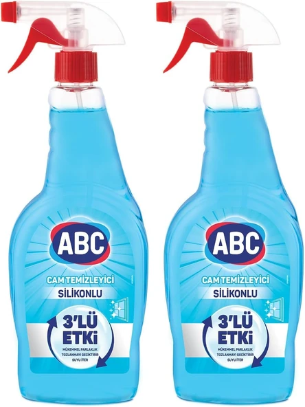 Abc Deterjan Cam Temizleyici Silikonlu 500 Ml (2 Paketi) ürün görseli 1