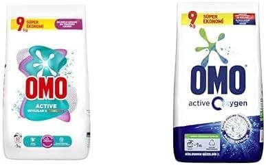 Beyazlar Renkliler Için Toz Çamaşır Deterjanı, 9 Kg, 60 Yıkama, 1 Paket (1 X 9000 G) Oxygen Toz Çamaşır Deterjanı Beyazlar İçin 9 Kg ürün görseli 1
