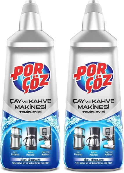 Porçöz Çay Kahve Makinesi Temizleyici 400 Ml (2 Paketi) ürün görseli 1